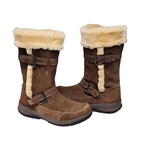 Itasca Women's Heather Black Winter Boots Size 8 TPR Traction Outsole